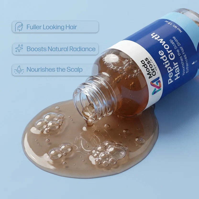Peptide Hair Serum: How 5 Peptides Support Fuller, Healthier-Looking Hair