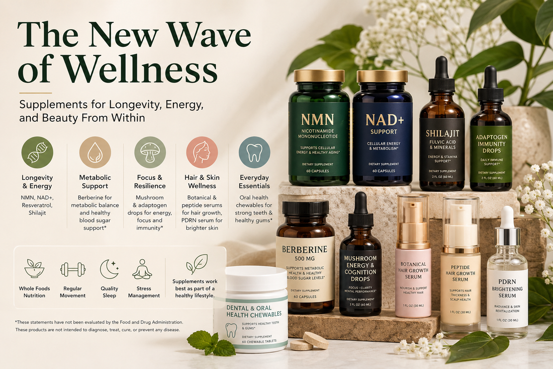 The Best Longevity & Wellness Supplements to Add to Your Routine