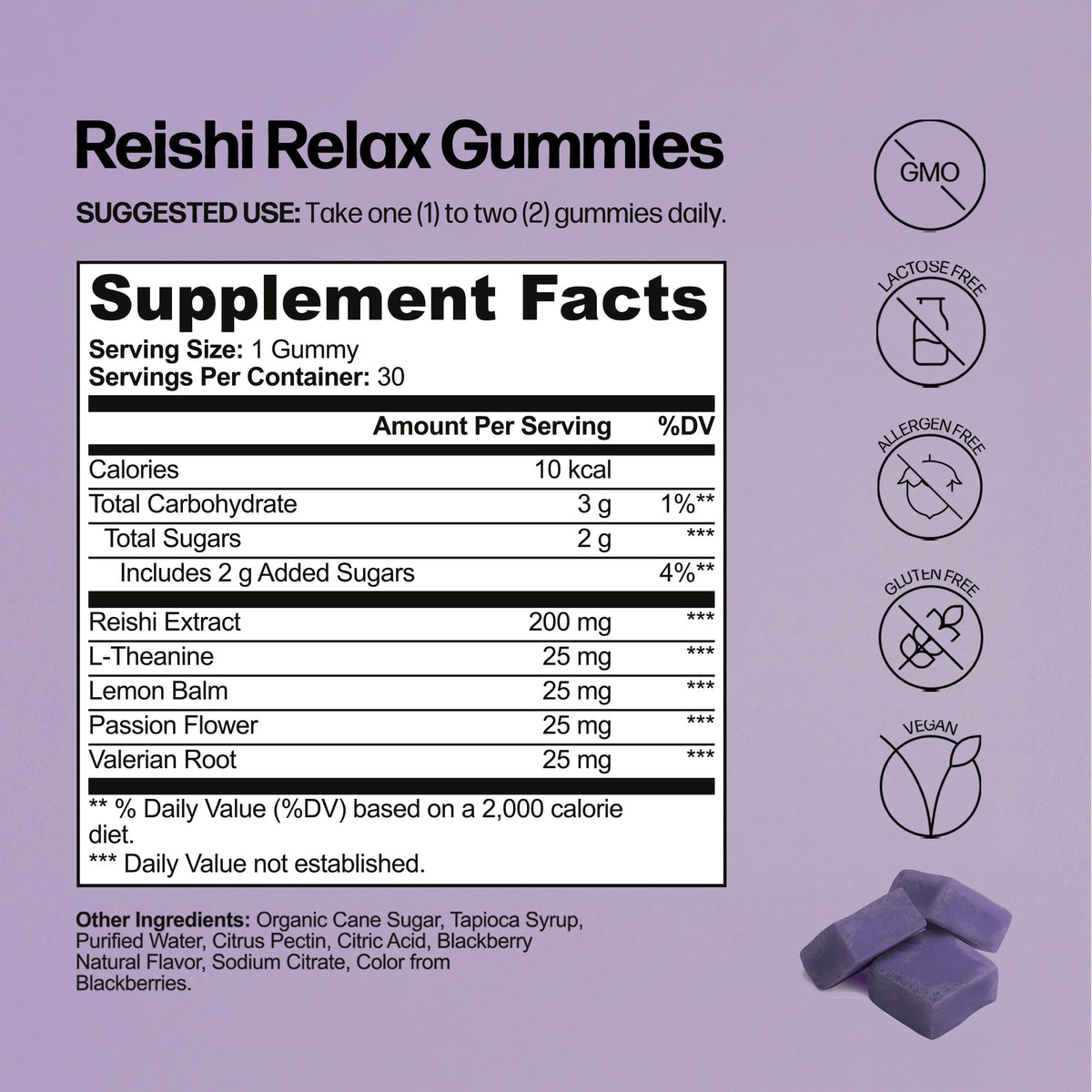 Reishi Relax Gummies