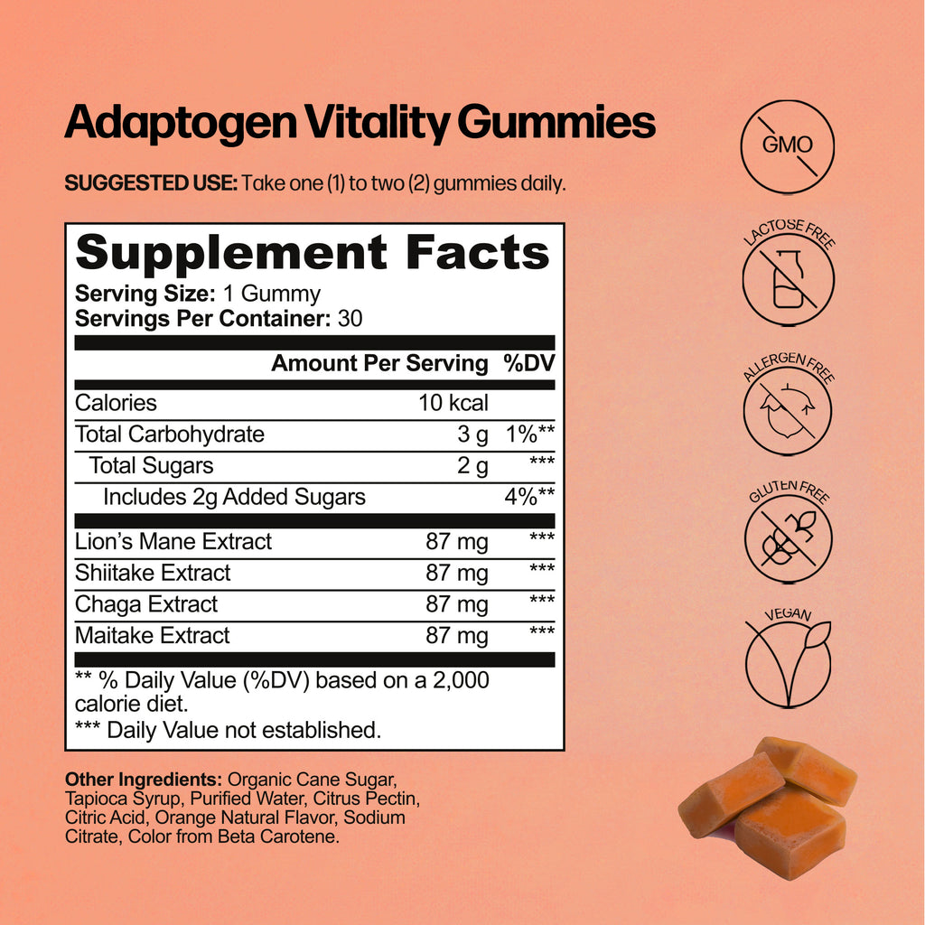 Adaptogen Vitality Gummies