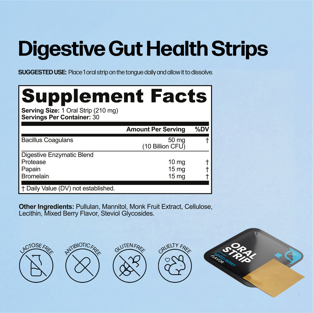 Digestive + Gut Health Strips