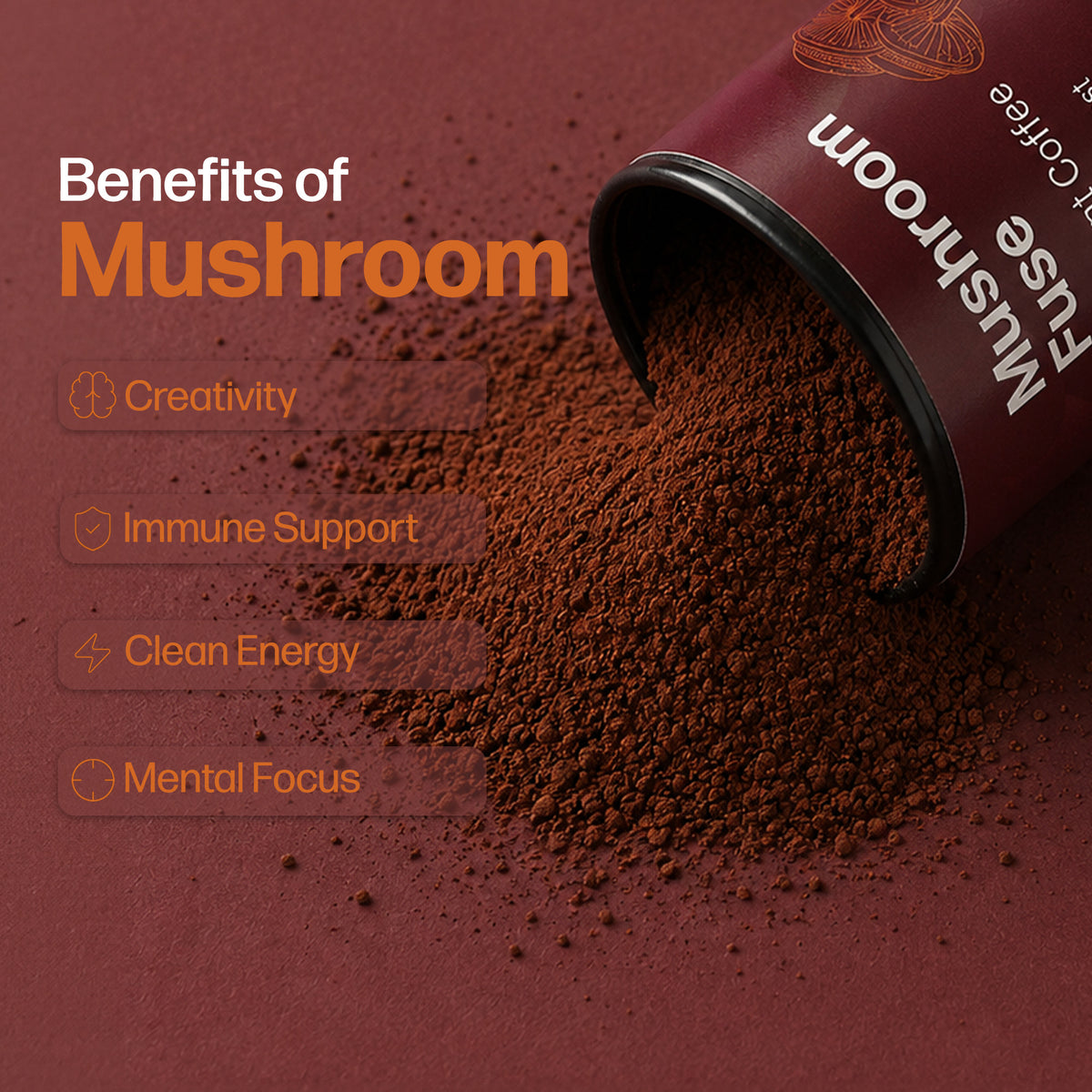 Mushroom Fuse Instant Coffee (Medium Roast)