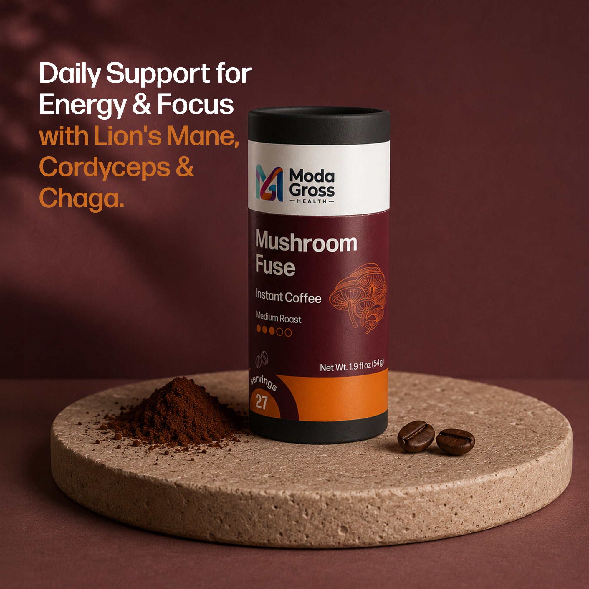 Mushroom Fuse Instant Coffee (Medium Roast)