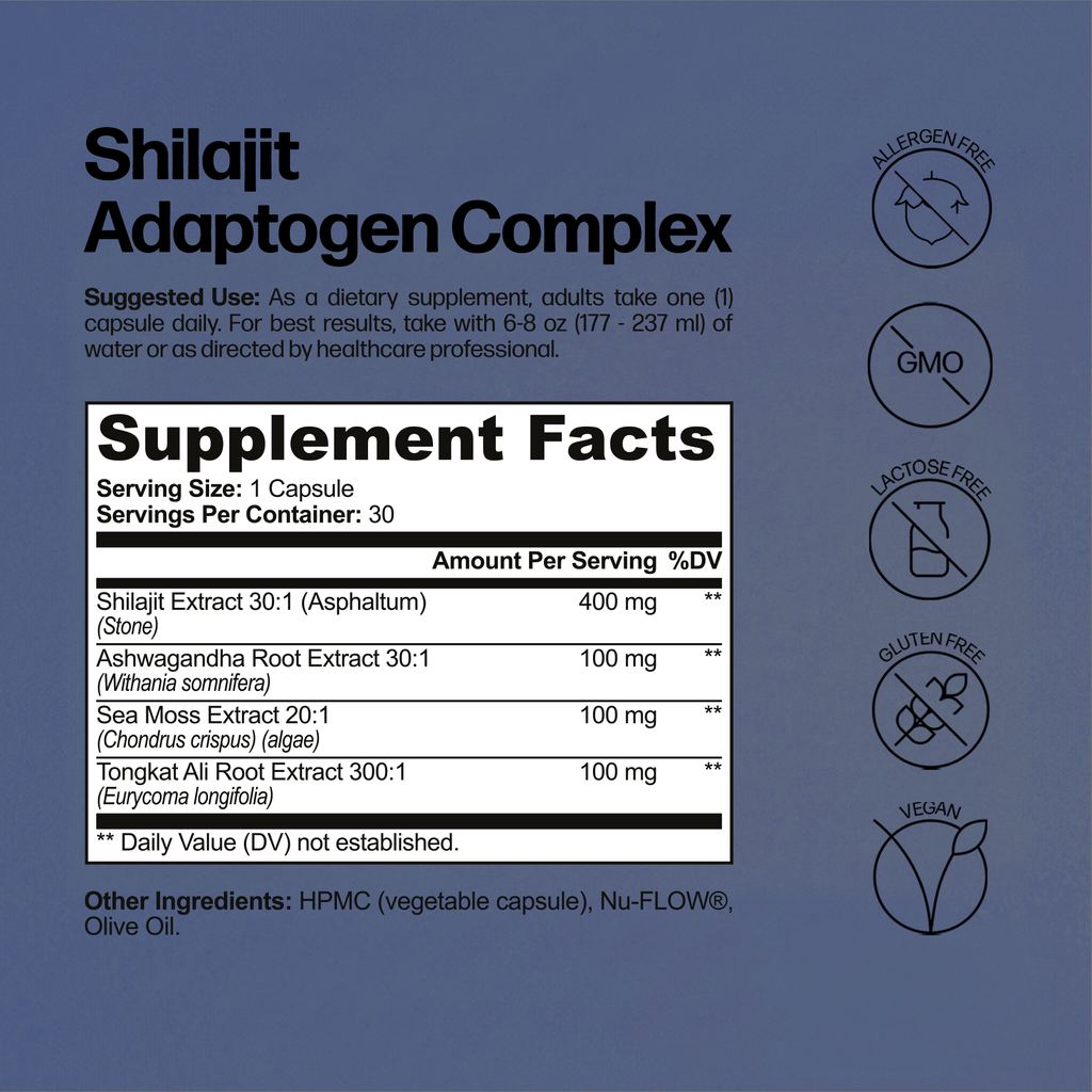 Shilajit Adaptogen Complex