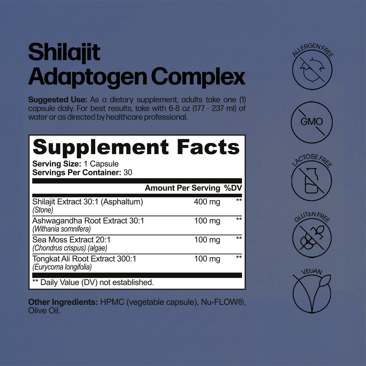 Shilajit Adaptogen Complex