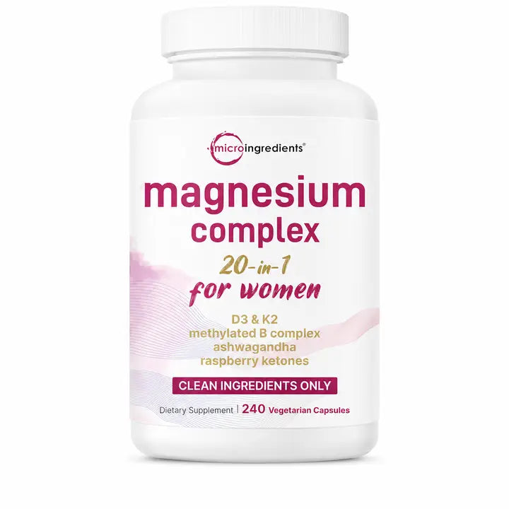 Magnesium Complex for Women | Glycinate, Citrate & – 20 in 1