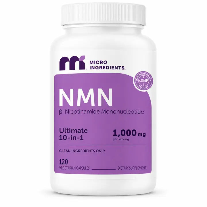 Micro Ingredients NMN Complex 1000mg Per Serving, 120 Caps